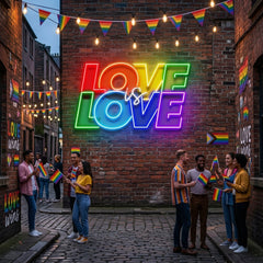 Love Is Love LED Neon Sign Light Pop Art