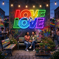 Love Is Love LED Neon Sign Light Pop Art