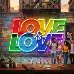 Love Is Love LED Neon Sign Light Pop Art