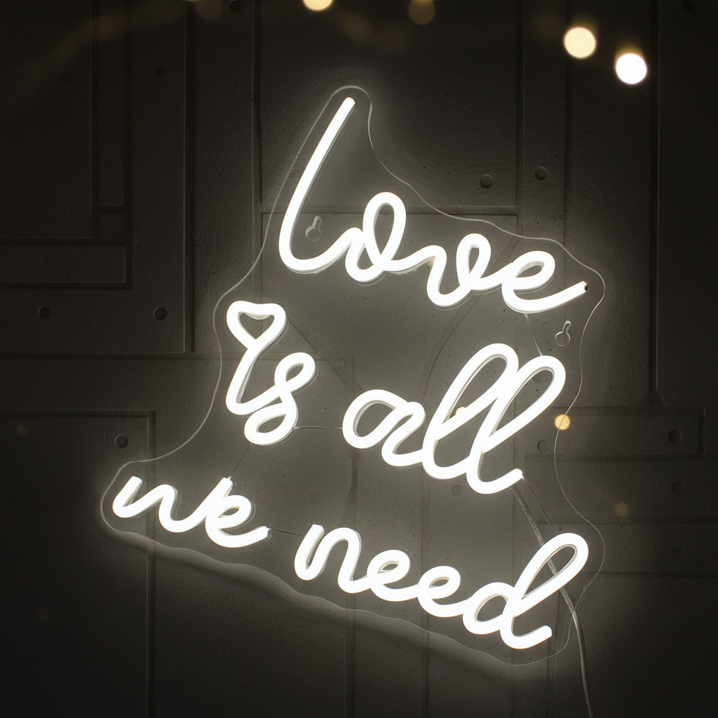 Love Is All We Need Neon Sign