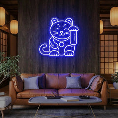 Lucky Cat Led Neon Sign Light
