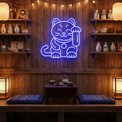 Lucky Cat Led Neon Sign Light