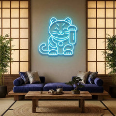 Lucky Cat Led Neon Sign Light