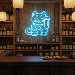 Lucky Cat Led Neon Sign Light