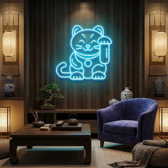 Lucky Cat Led Neon Sign Light