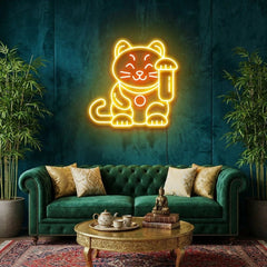 Lucky Cat Led Neon Sign Light