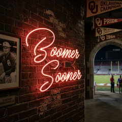 Custom Neon: Boomer Sooner