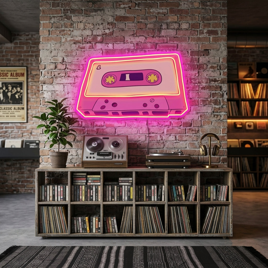 MP3 player Art Work Led Neon Sign Light