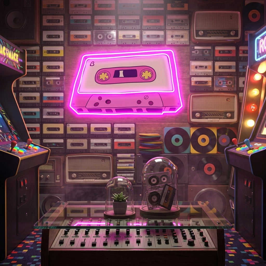 MP3 player Art Work Led Neon Sign Light