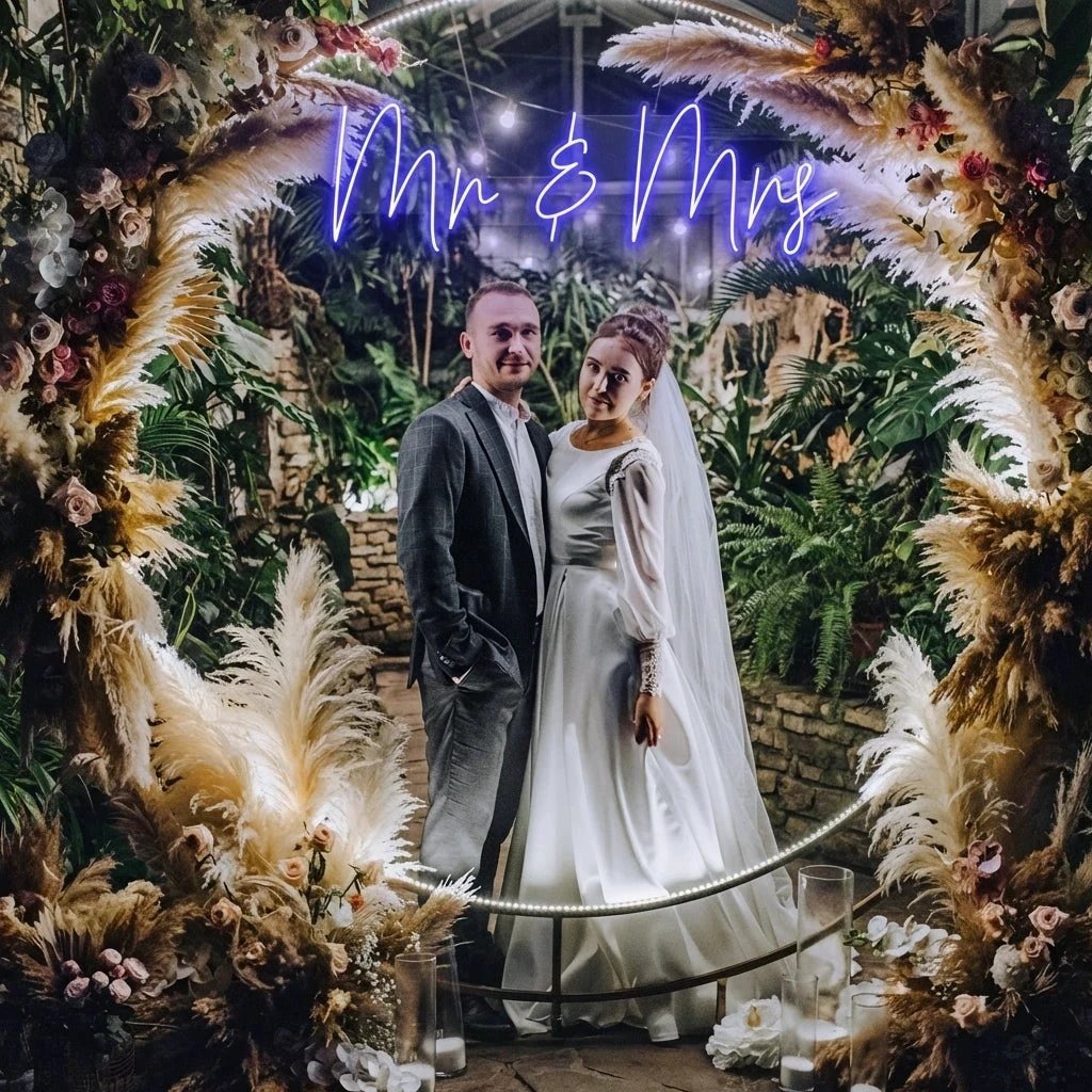 Mr Mrs Led Neon Sign Light