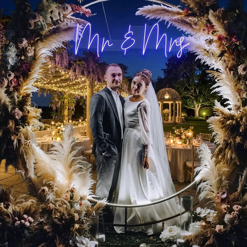 Mr Mrs Led Neon Sign Light