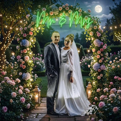 Mr Mrs Led Neon Sign Light