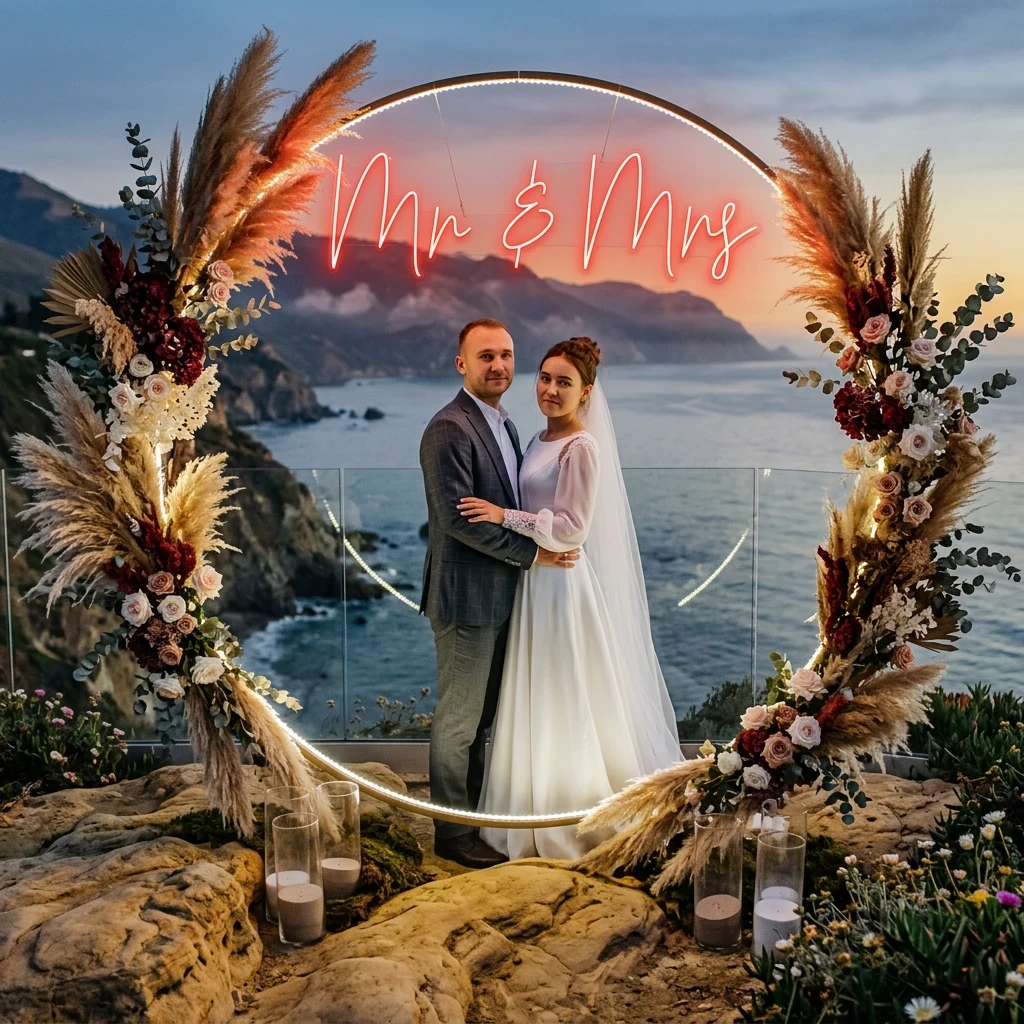 Mr Mrs Led Neon Sign Light