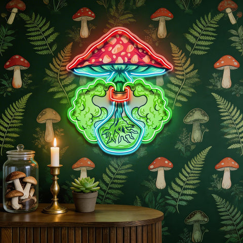 Magic Potion Shroom LED Neon Sign Light Pop Art