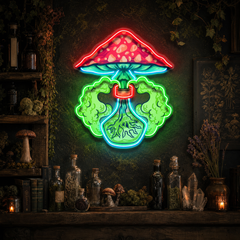 Magic Potion Shroom LED Neon Sign Light Pop Art