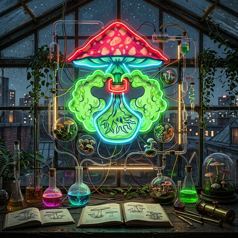 Magic Potion Shroom LED Neon Sign Light Pop Art