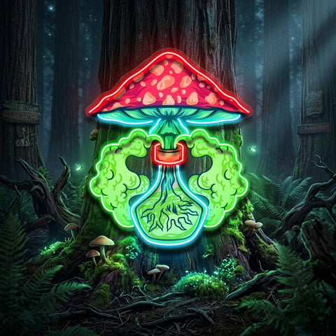 Magic Potion Shroom LED Neon Sign Light Pop Art