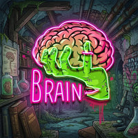 Make Your Brain LED Neon Sign Light Pop Art