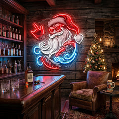 Mecha Santa Rock LED Neon Sign Light Pop Art