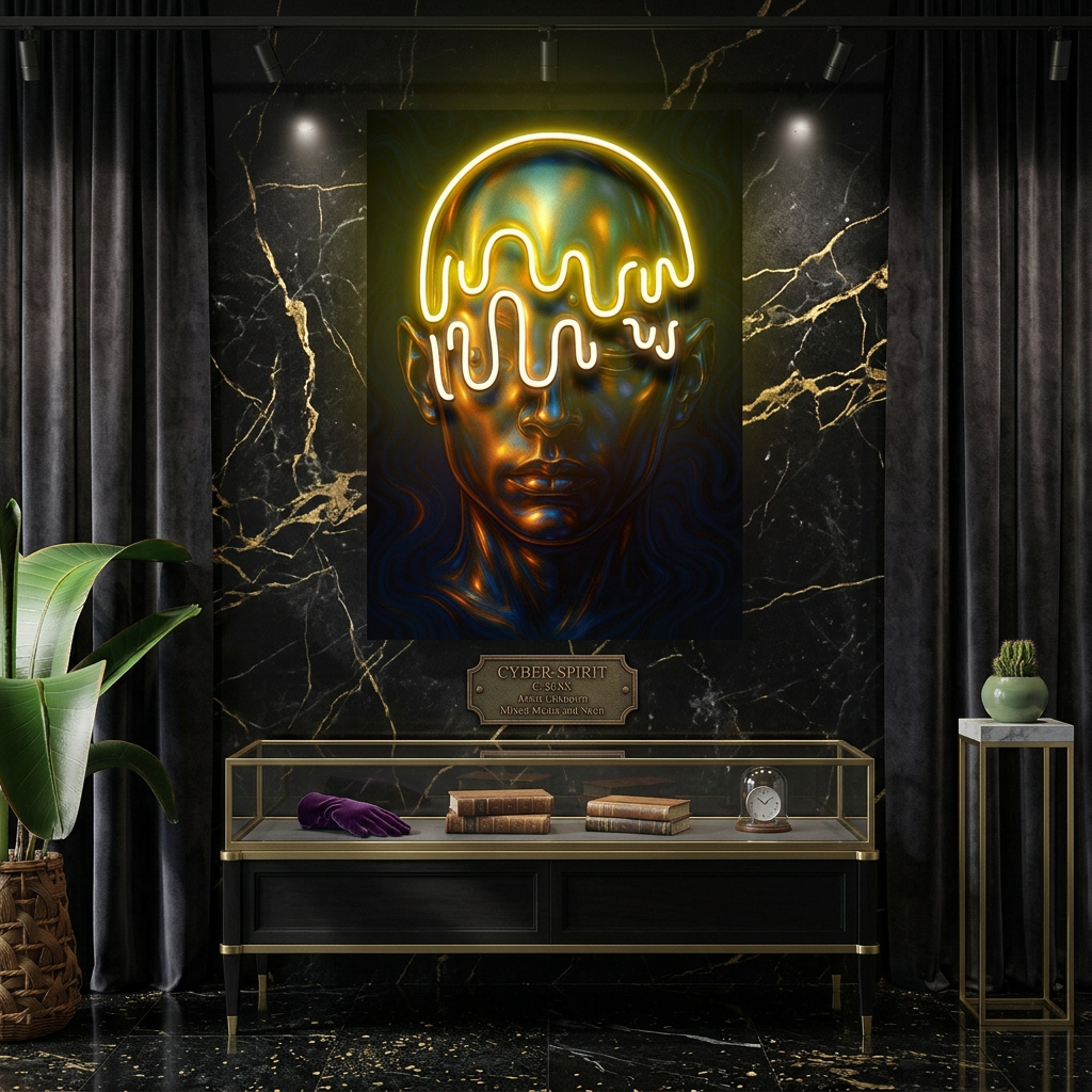 Melted Mind LED Neon Sign Light Pop Art