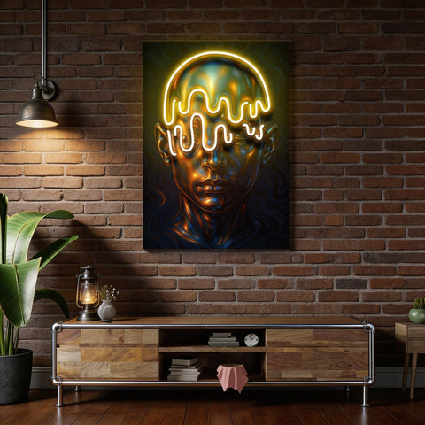 Melted Mind LED Neon Sign Light Pop Art
