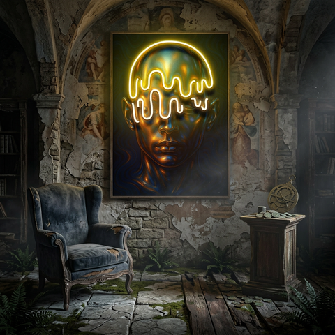 Melted Mind LED Neon Sign Light Pop Art