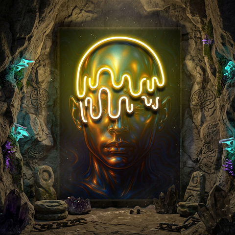 Melted Mind LED Neon Sign Light Pop Art