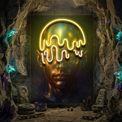 Melted Mind LED Neon Sign Light Pop Art