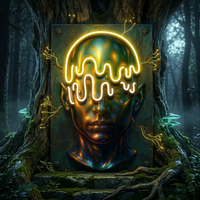 Melted Mind LED Neon Sign Light Pop Art