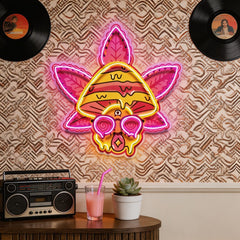 Mind Melt Mushroom LED Neon Sign Light Pop Art