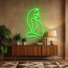Minimalist Cat Led Neon Sign Light