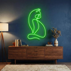 Minimalist Cat Led Neon Sign Light