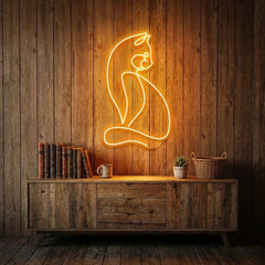 Minimalist Cat Led Neon Sign Light