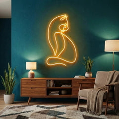 Minimalist Cat Led Neon Sign Light