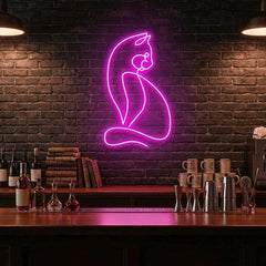 Minimalist Cat Led Neon Sign Light