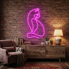 Minimalist Cat Led Neon Sign Light