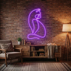 Minimalist Cat Led Neon Sign Light