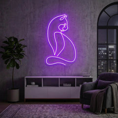 Minimalist Cat Led Neon Sign Light