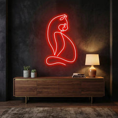 Minimalist Cat Led Neon Sign Light