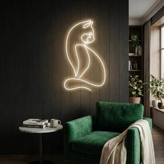 Minimalist Cat Led Neon Sign Light