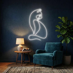 Minimalist Cat Led Neon Sign Light