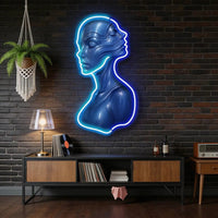 Mirrored Soul LED Neon Sign Light Pop Art