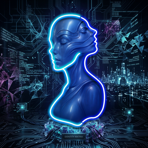 Mirrored Soul LED Neon Sign Light Pop Art