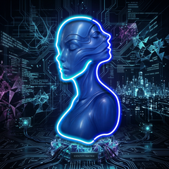 Mirrored Soul LED Neon Sign Light Pop Art