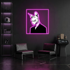 Mr Sphyn Neon x Acrylic Artwork