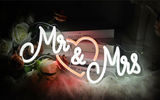 Mr&Mrs Love Neon Sign