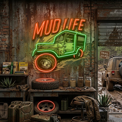Mud Life LED Neon Sign Light Pop Art