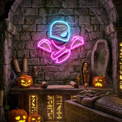 Mummy Halloween Artwork Led Neon Sign Light