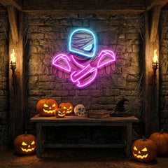 Mummy Halloween Artwork Led Neon Sign Light