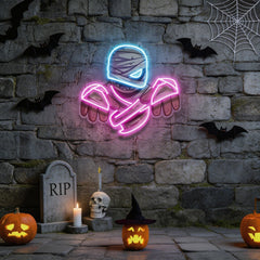 Mummy Halloween Artwork Led Neon Sign Light